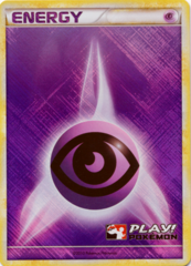 Psychic Energy Unnumbered Crosshatch Holo Promo - 2010 Play! Pokemon